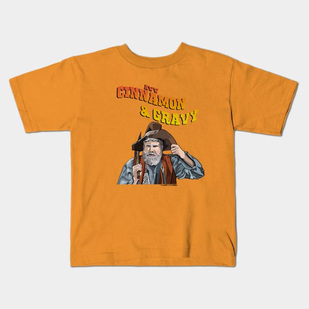 Gus Chiggins- Cinnamon and Gravy Kids T-Shirt by FanboyMuseum